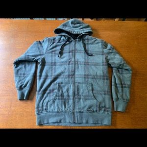 O’Neill zip-up fleece-lined sweatshirt